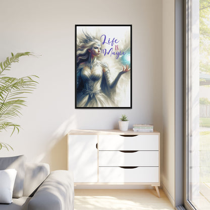 Life is Magic - Framed Matte Wall Art Print