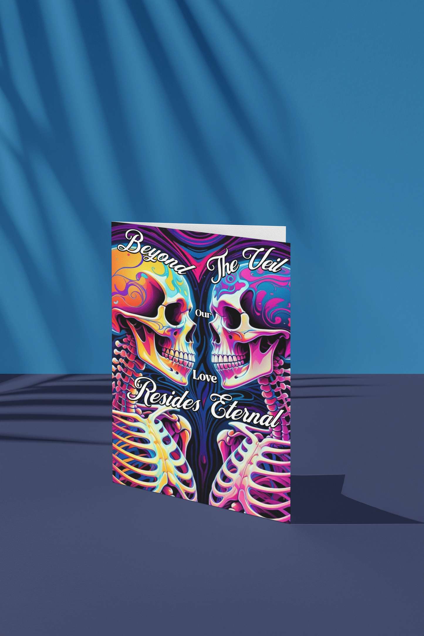 Beyond the Veil - Alternative Greeting Card for Romantic Goths