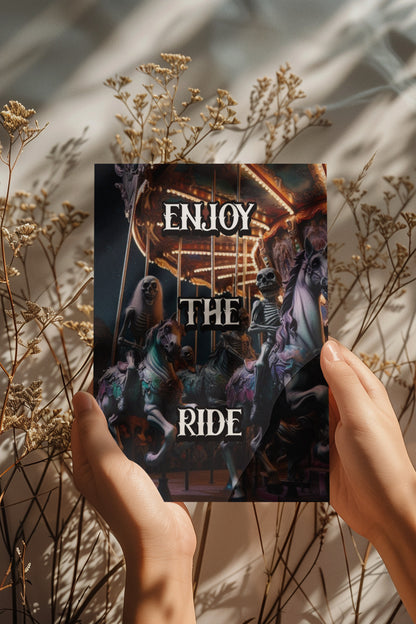 Enjoy the Ride - Alternative Greeting Card