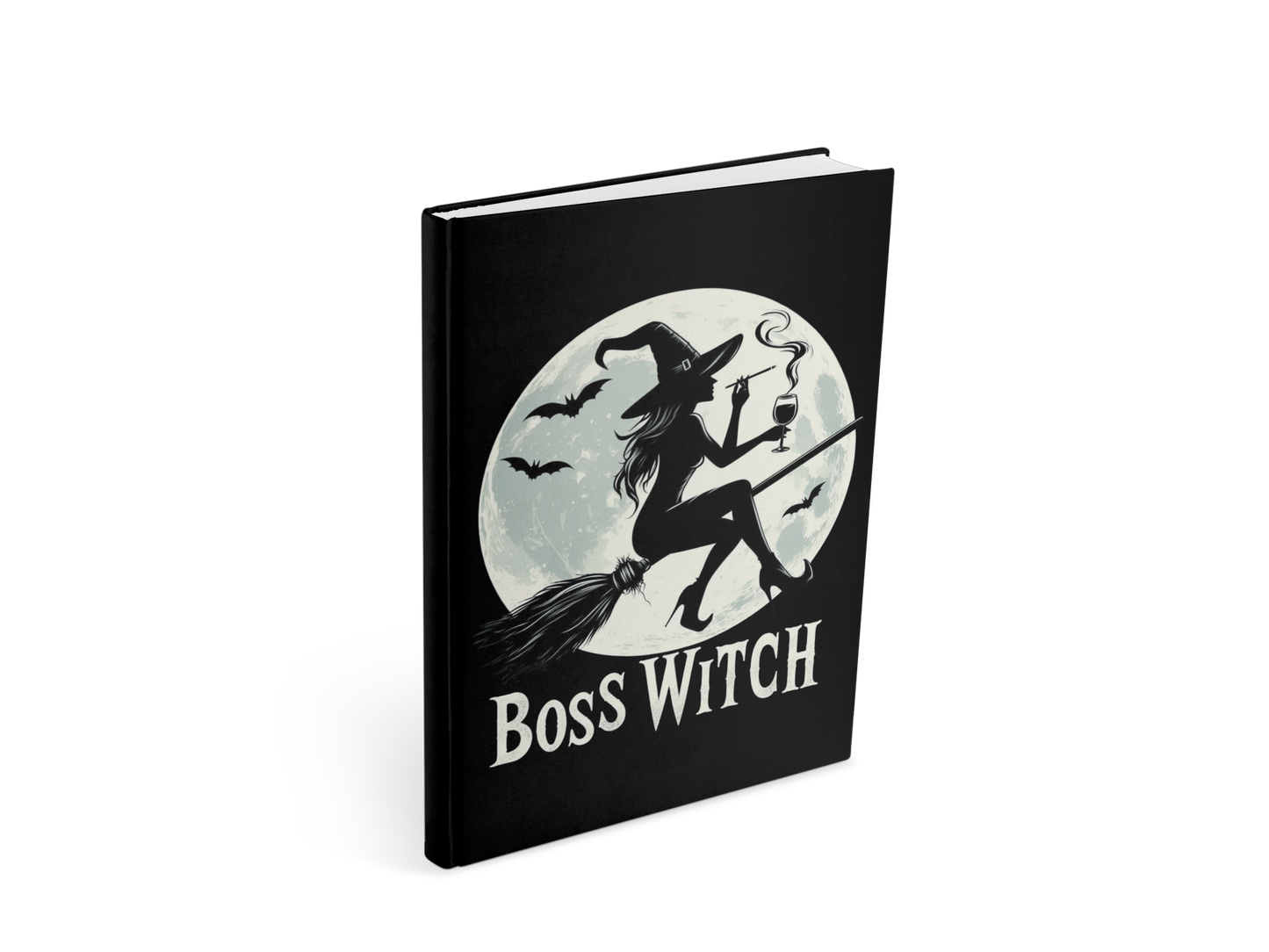 Boss Witch - Hardcover Gothic Matte Journal Notebook