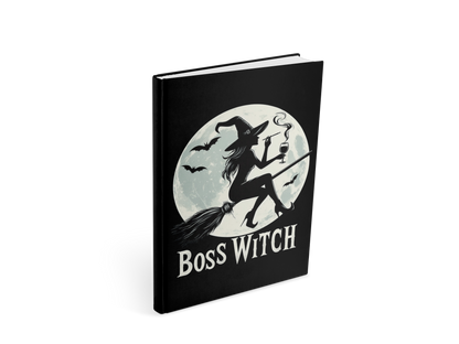 Boss Witch - Hardcover Gothic Matte Journal Notebook