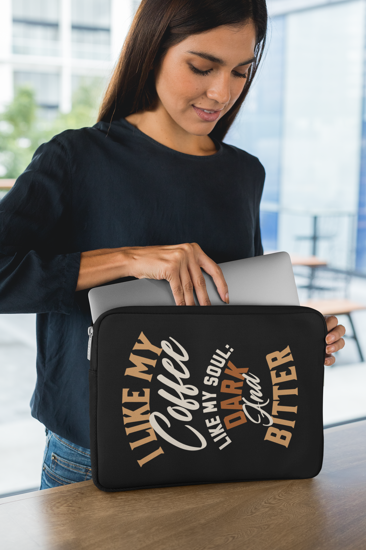 Dark and Bitter - Gothic Laptop Sleeve