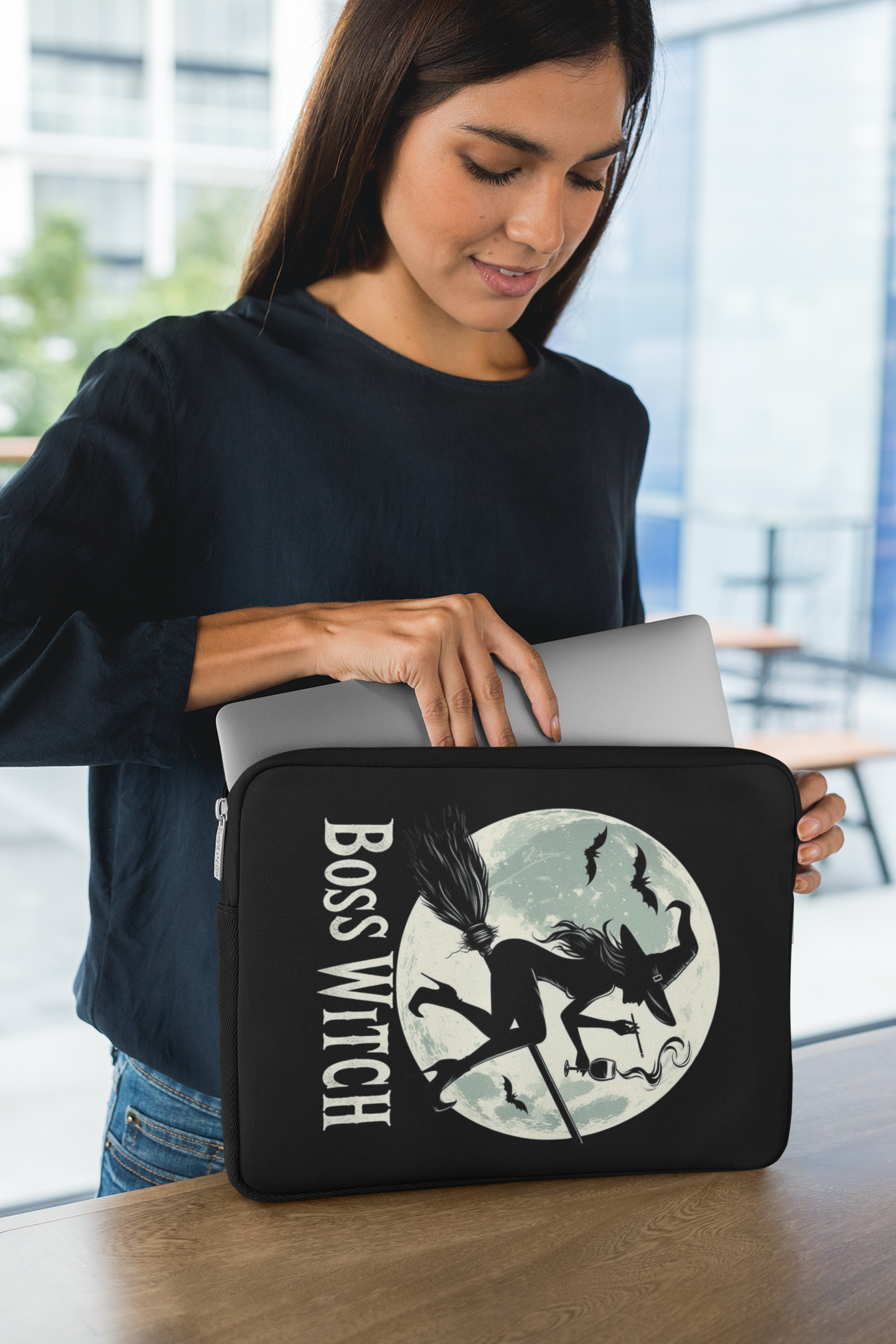 Boss Witch - Gothic Laptop Sleeve