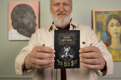 Old Bat - Alternative Birthday Wishes Card
