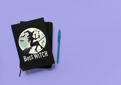 Boss Witch - Hardcover Gothic Matte Journal Notebook
