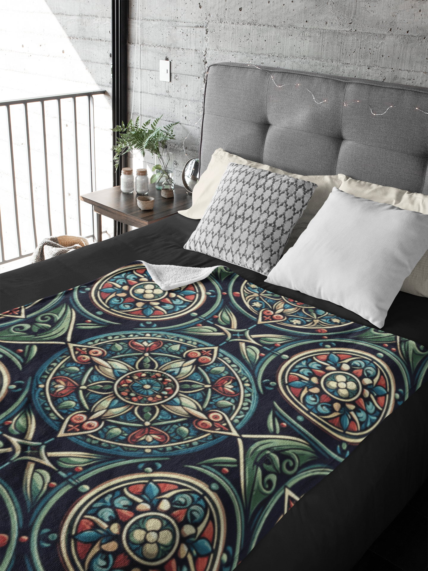 Eclipse Mourning - Woven Throw Blanket