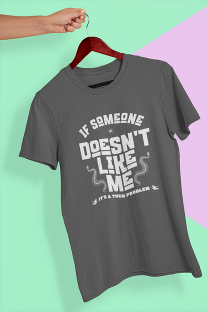 A Them Problem - Unisex Jersey Short Sleeve V-Neck Tee