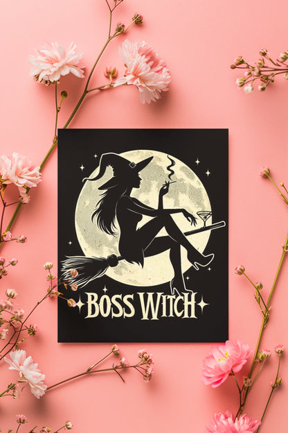 Boss Witch - Alternative Greeting Card