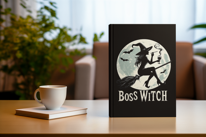 Boss Witch - Hardcover Gothic Matte Journal Notebook