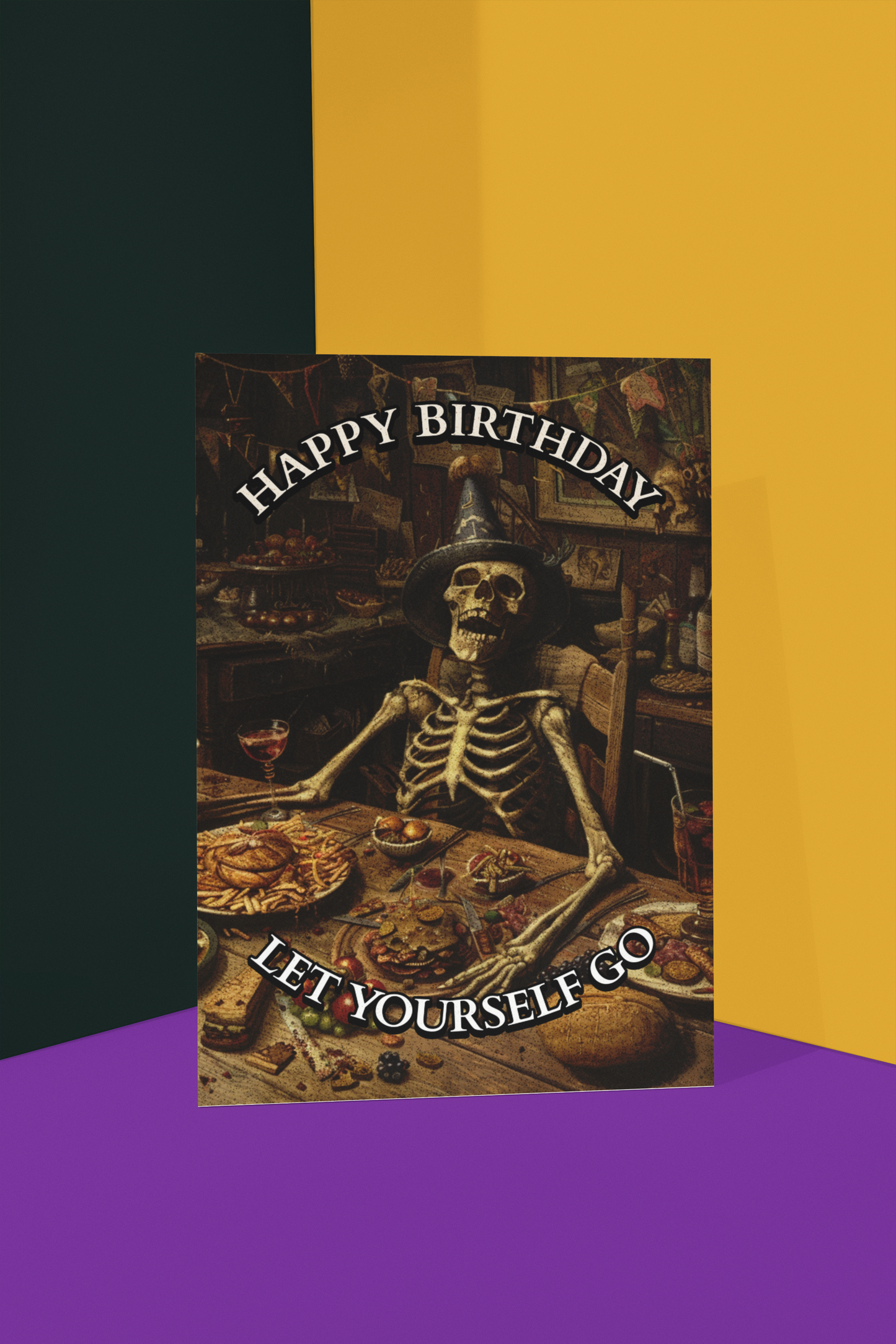 Let Yourself Go - Alternative Birthday Wishes Card