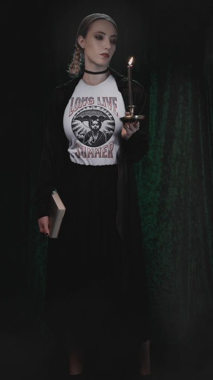 Unisex Jersey Short Sleeve V-Neck Tee - Long Live Summer