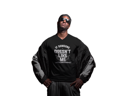 A Them Problem - Unisex Jersey Short Sleeve V-Neck Tee