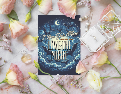 Love the Night - Alternative Greeting Card